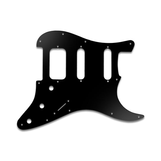 Strat Lonestar - Matte Black .090" / 2.29mm thick, with bevelled edge.