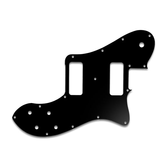 Classic Player Telecaster Deluxe Black Dove - Matte Black .090" / 2.29mm thick, with bevelled edge.