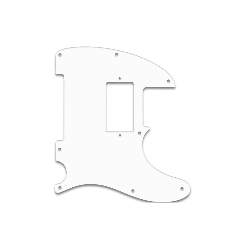 Fender Blacktop Series Tele - Thin Shiny White .060" / 1.52mm Thickness, No Bevelled Edge .060 No Bevel