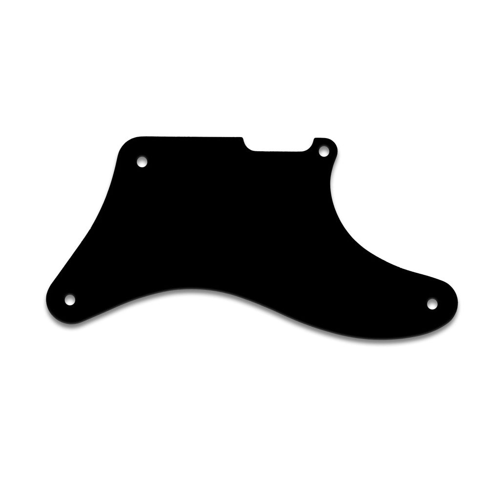 Tele Cabronita - Solid Shiny Black .090" / 2.29mm thick, with bevelled edge