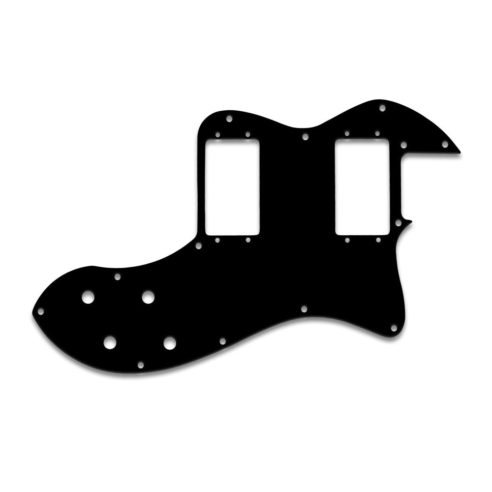Fender Tele Thinline Deluxe Classic Player - Solid Shiny Black .090" / 2.29mm thick, with bevelled edge