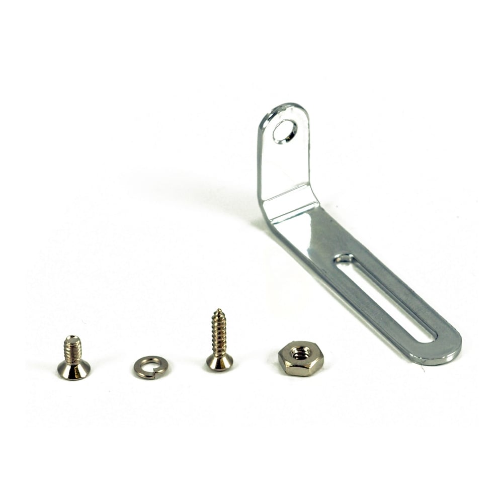 Les Paul Pickguard Bracket Modern Style Chrome (w/ screws)