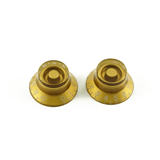 Metric Bell Knob Gold (Pair)