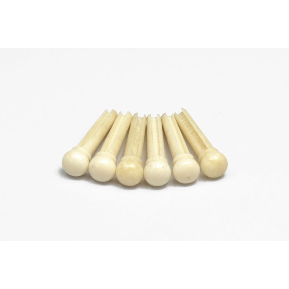 Cattle Bone Bridge Pins Set of 6 No Dot