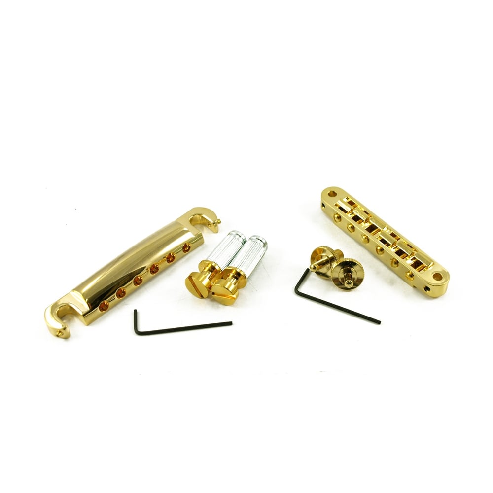 Locking Standard Tune-O-Matic/Tailpiece Set (Small Posts/Unnotched Saddles)