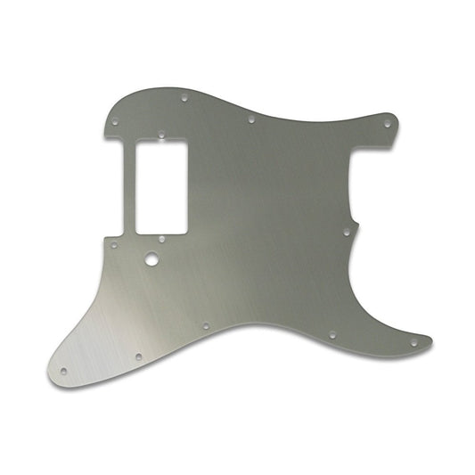 Strat 1 Humbucker Only - Brushed Silver (Simulated)