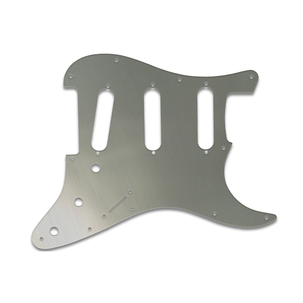 Old Style 11 Hole Strat - Brushed Silver (Simulated)
