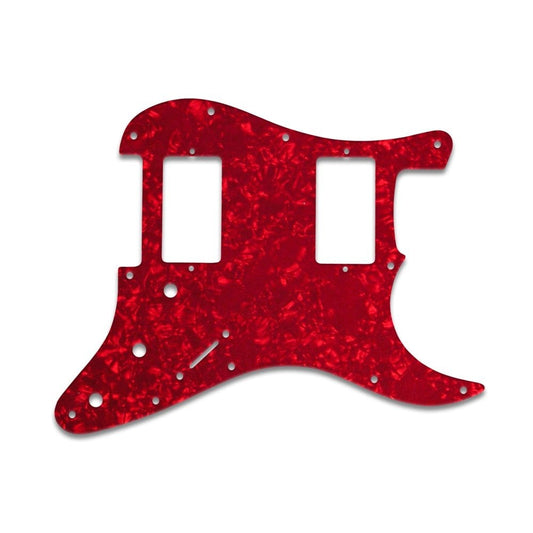 Fender Blacktop Series Strat 2 Humbuckers - Red Pearl White/Black/White 3 ply Lamination