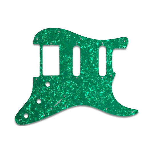 Strat Humbucker Single Single - Green Pearl White/Black/White 3 ply Lamination