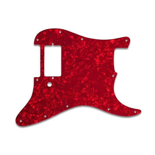 Strat 1 Humbucker Only - Red Pearl White/Black/White 3 ply Lamination