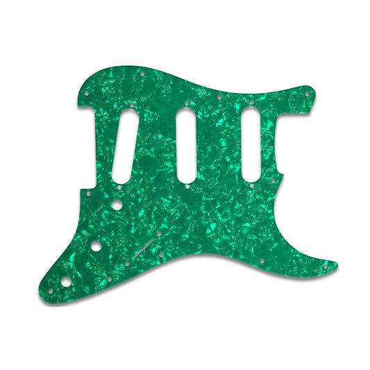 Old Style 11 Hole Strat - Green Pearl W/B/W Lamination