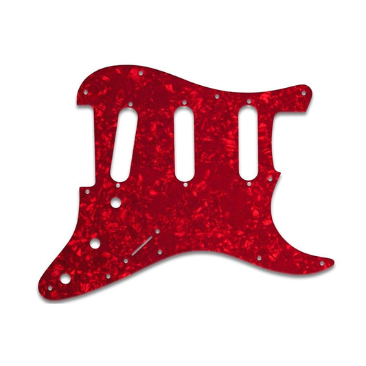 Old Style 11 Hole Strat - Red Pearl W/B/W Lamination