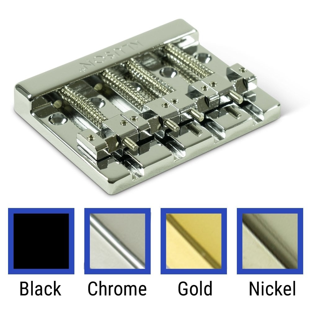 High Mass 4 String Bass Bridge Zinc With Brass Saddles