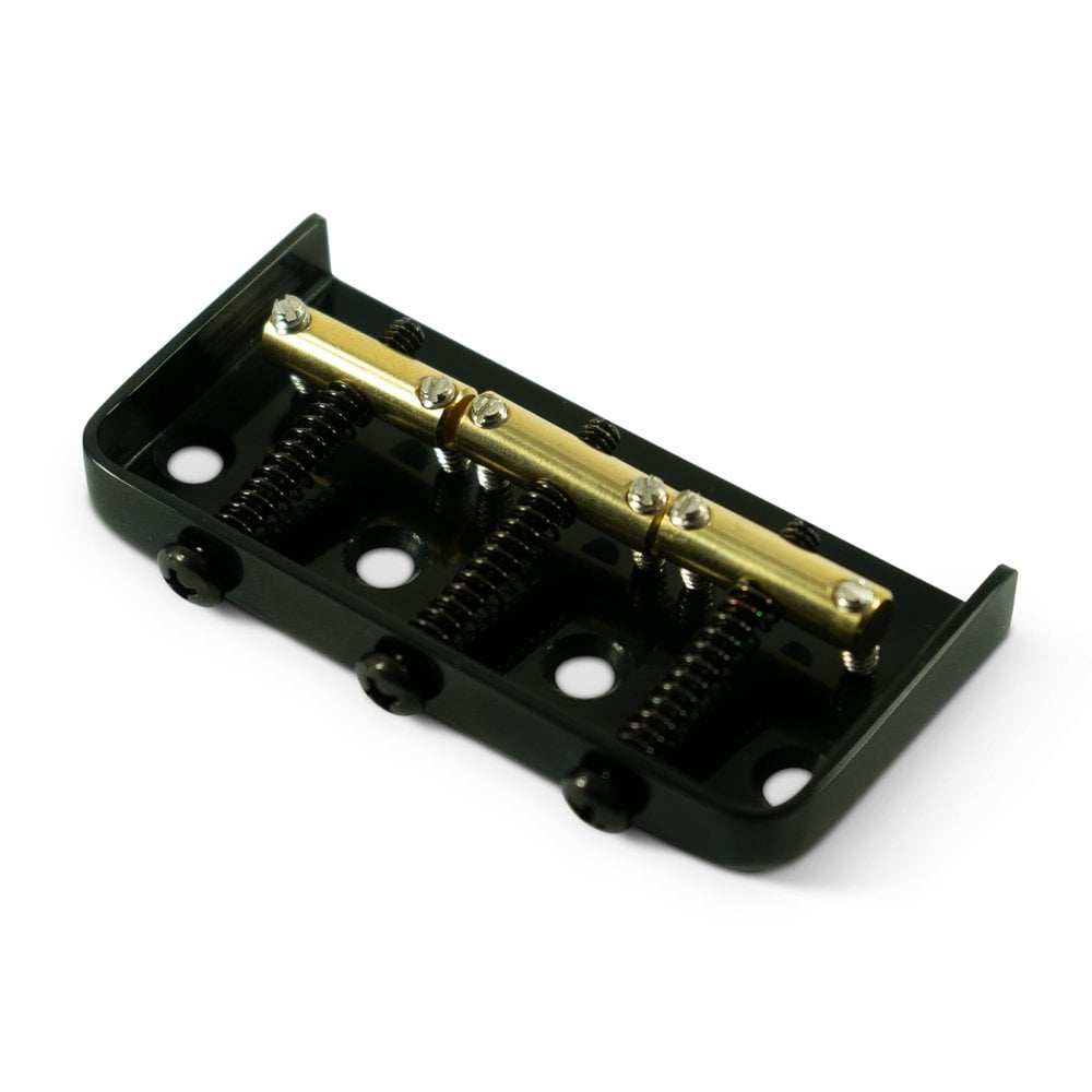 Kluson Steel Bridge For Tele (1/2 Size - brass saddles only, no pickup housing)