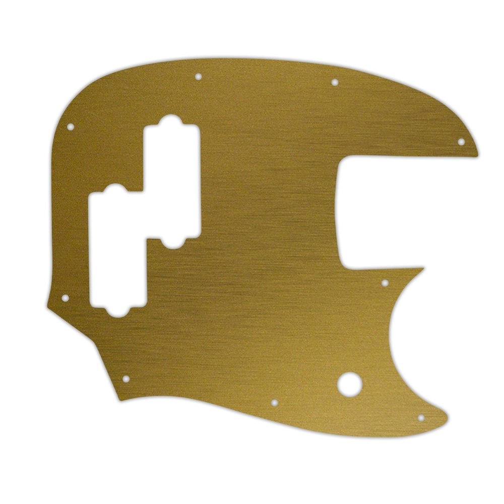 Short Scale Mustang Bass PJ -  Brushed Gold