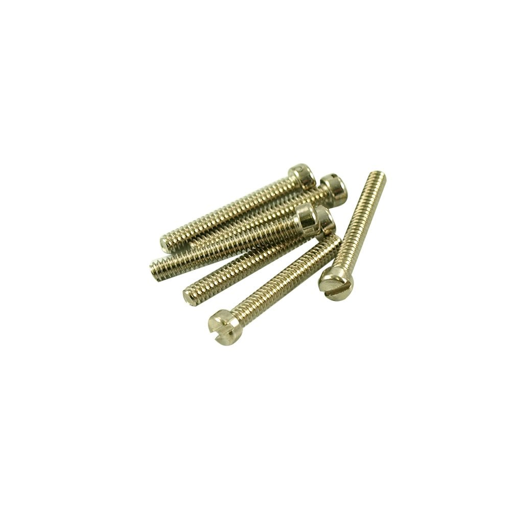 Vintage Tele Intonation Screw Slot Head (Bag of 6) Nickel