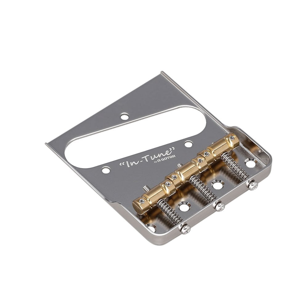 BS-TC1S Telecaster Replacement Bridge With Brass "In-Tune" Saddles