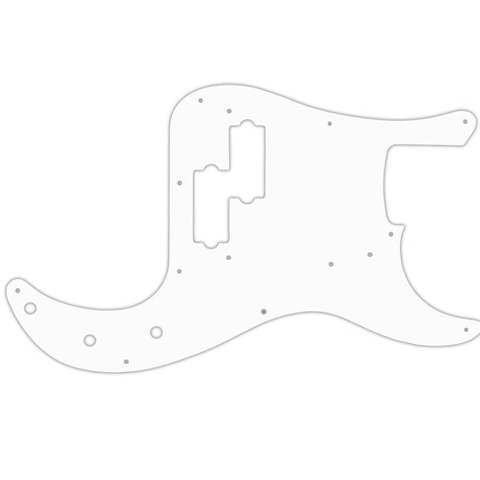 Fender Road Worn Series 50s P Bass - Thin Shiny White .060" / 1.52mm Thickness, No Bevelled Edge