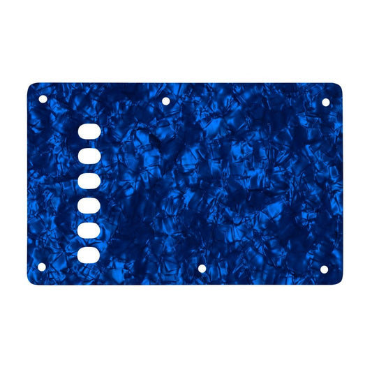 Strat Backplate Vintage - Dark Blue Pearl Black/White/Black 4 ply Lamination