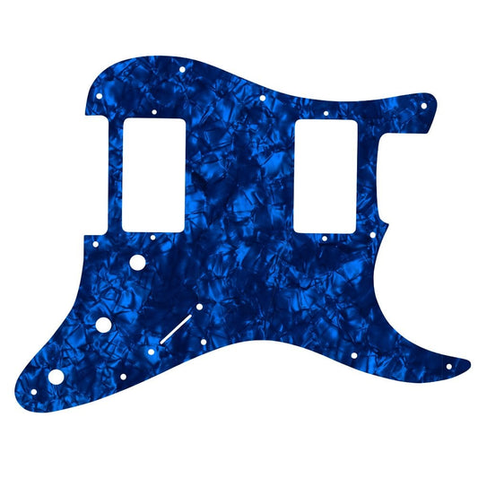 Strat 2 Hums - Dark Blue Pearl Black/White/Black 4 ply Lamination