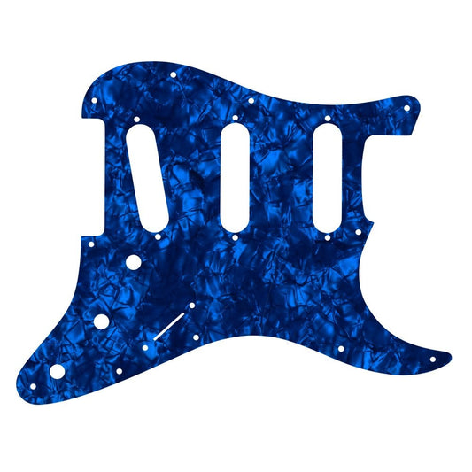 Strat Voodoo - Dark Blue Pearl Black/White/Black 4 ply Lamination