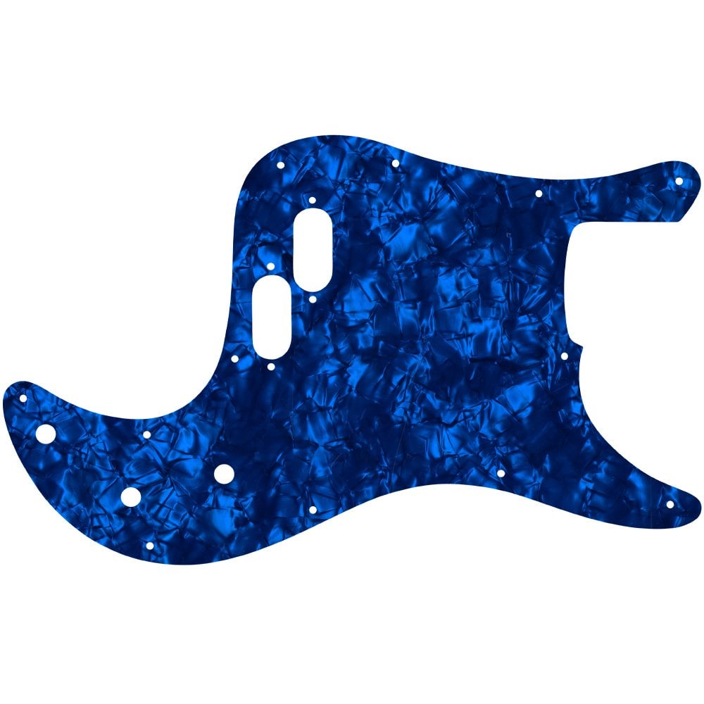 Bullet Bass - Dark Blue Pearl Black/White/Black Lamination