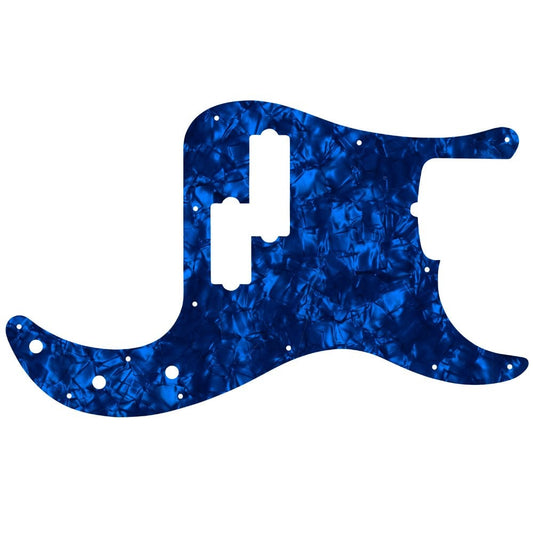 Fender American 5 String P Bass - Dark Blue Pearl Black/White/Black Lamination