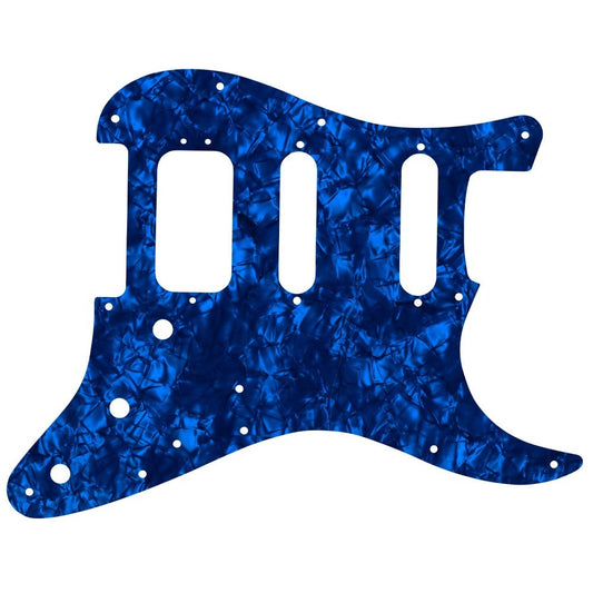 Strat American Deluxe - Dark Blue Pearl Black/White/Black Lamination