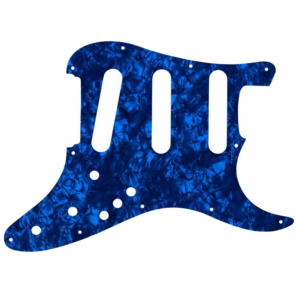 Strat Elite - Dark Blue Pearl Black/White/Black Lamination