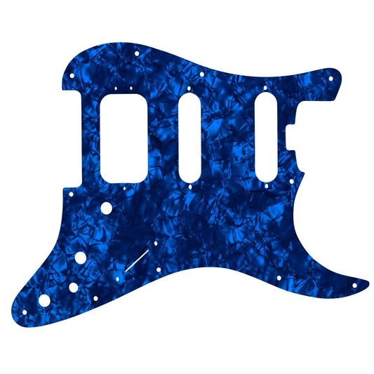 American Elite Stratocaster HSS  -  Dark Blue Pearl Black/White/Black Lamination