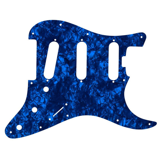 American Elite Stratocaster SSS  -  Dark Blue Pearl Black/White/Black Lamination