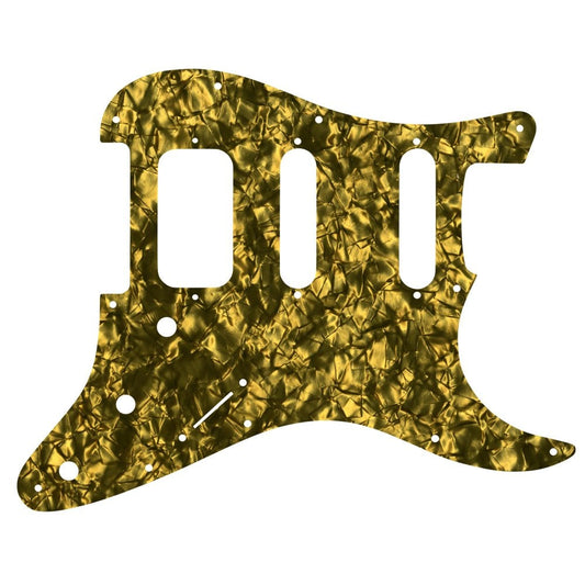 Strat Lonestar - Gold Pearl Black/White/Black Lamination