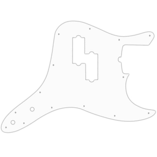 Mark Hoppus Jazz Bass - Thin Shiny White .060" / 1.52mm Thickness, No Bevelled Edge
