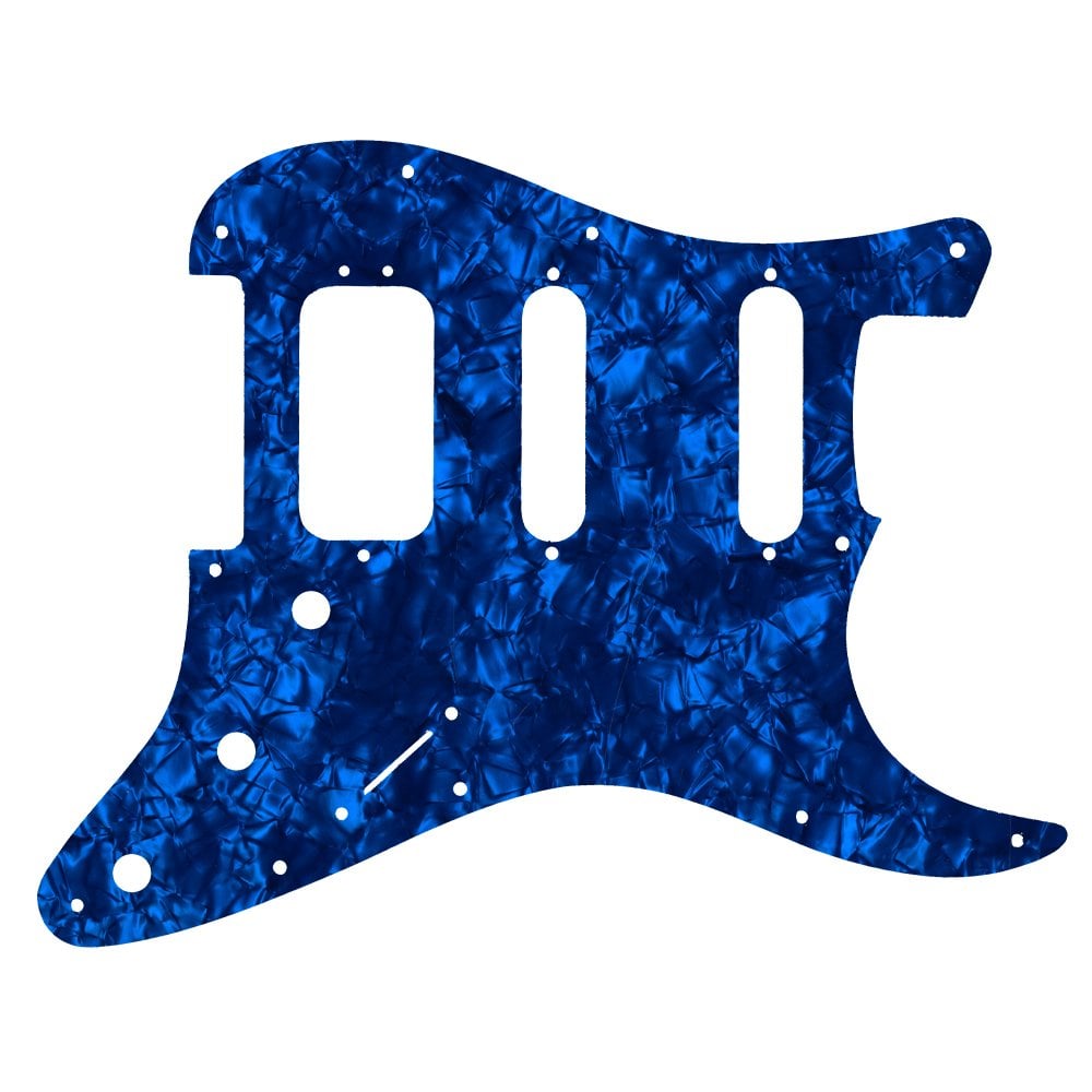 2019 American Ultra Stratocaster HSS - Dark Blue Pearl Black/White/Black Lamination