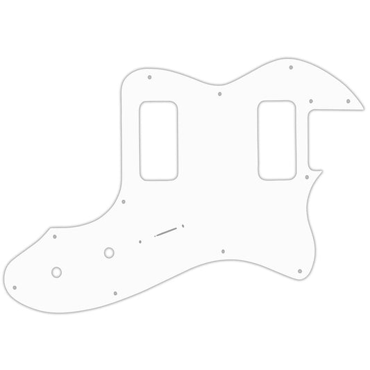 Fender Telecaster Thinline Super Deluxe - Thin Shiny White .060" / 1.52mm Thickness, No bevelled Edge