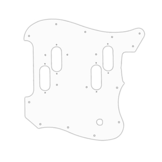 Fender 2019-Present Made In Mexico Alternate Reality Electric XII - Solid Shiny White .090" / 2.29mm thick, with bevelled edge