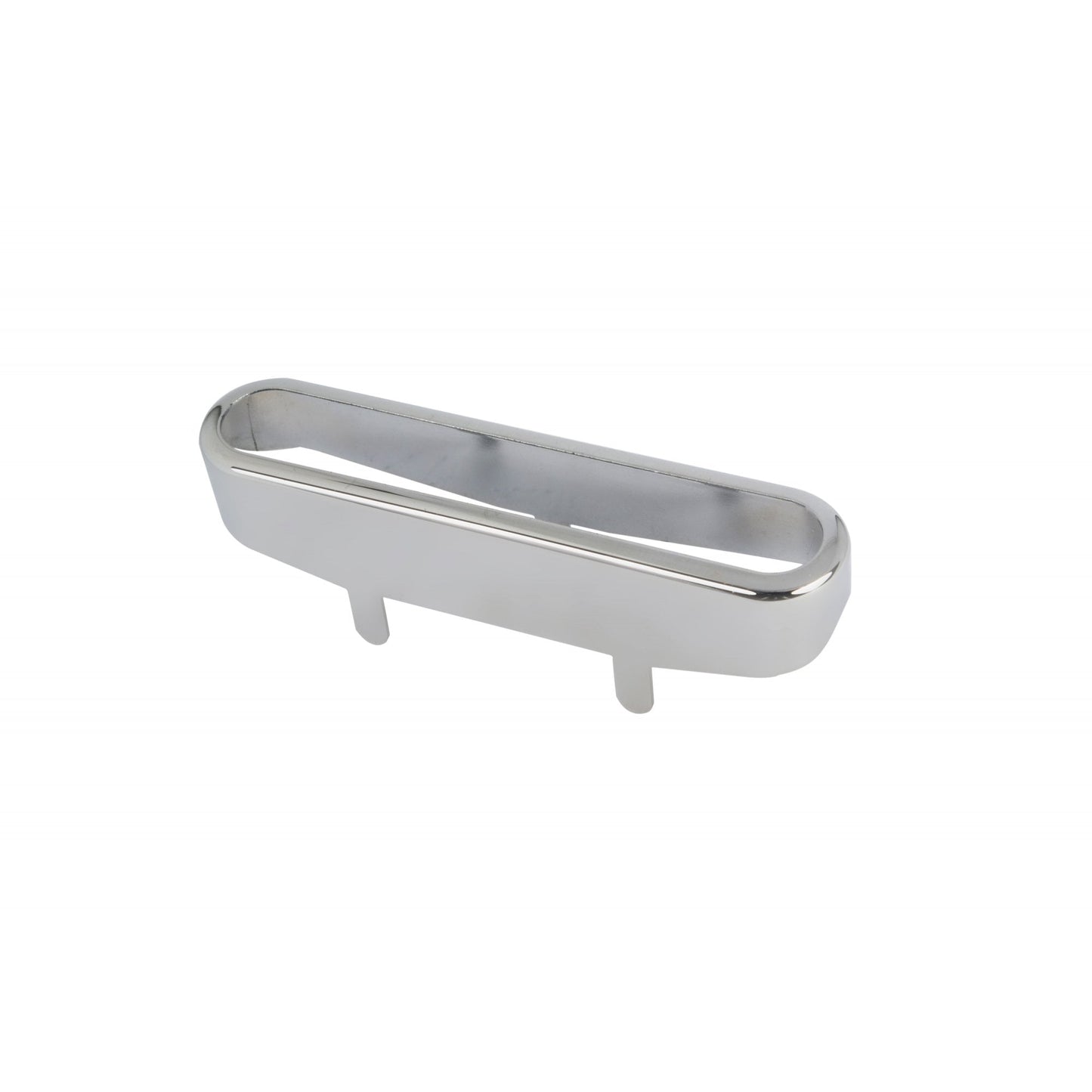 Telecaster Neck Pickup Cover, Open Top Style - Nickel Silver (3 finishes available)