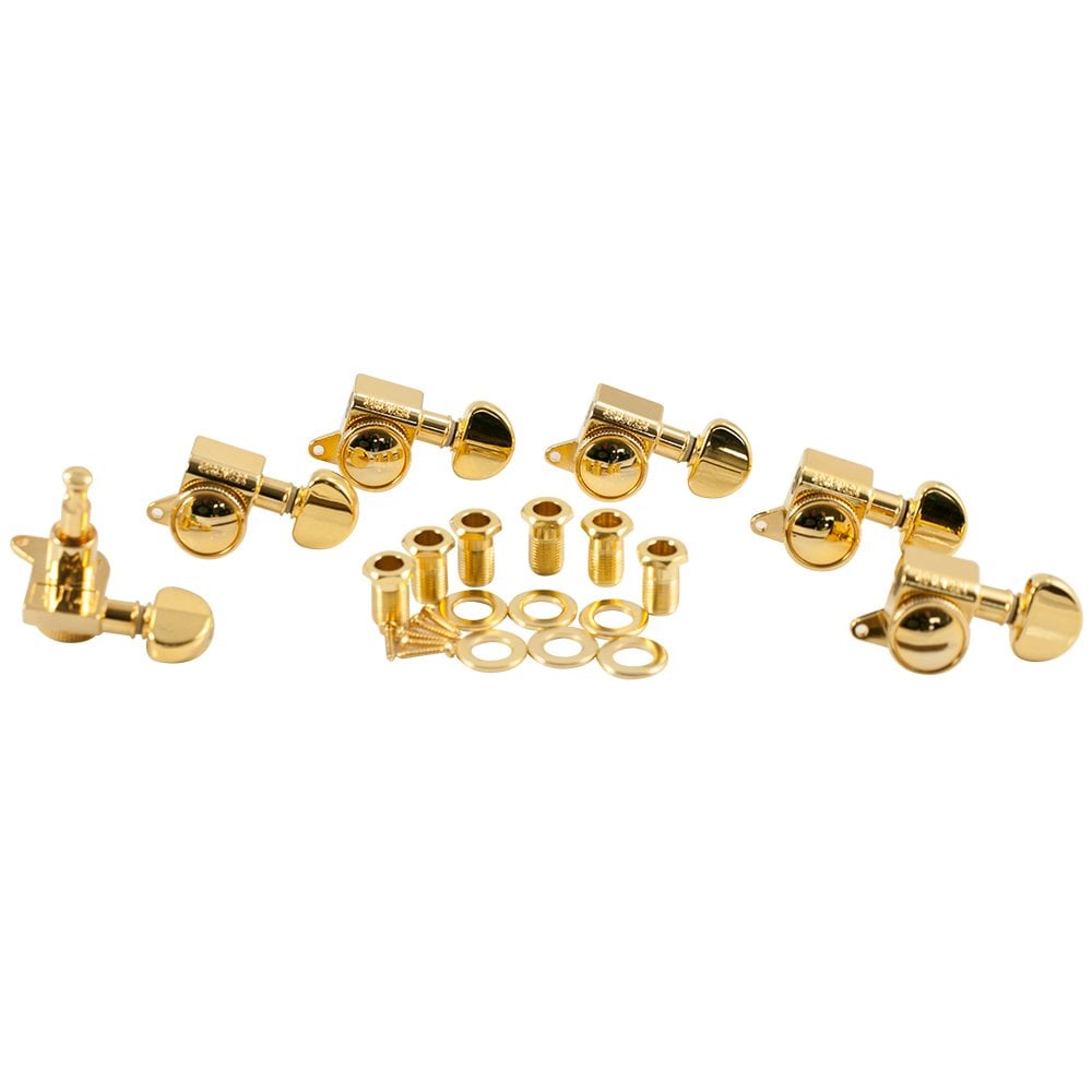 Mini Roto-Grip 505 Locking Tuners 6 In Line 18:1 Gear Ratio