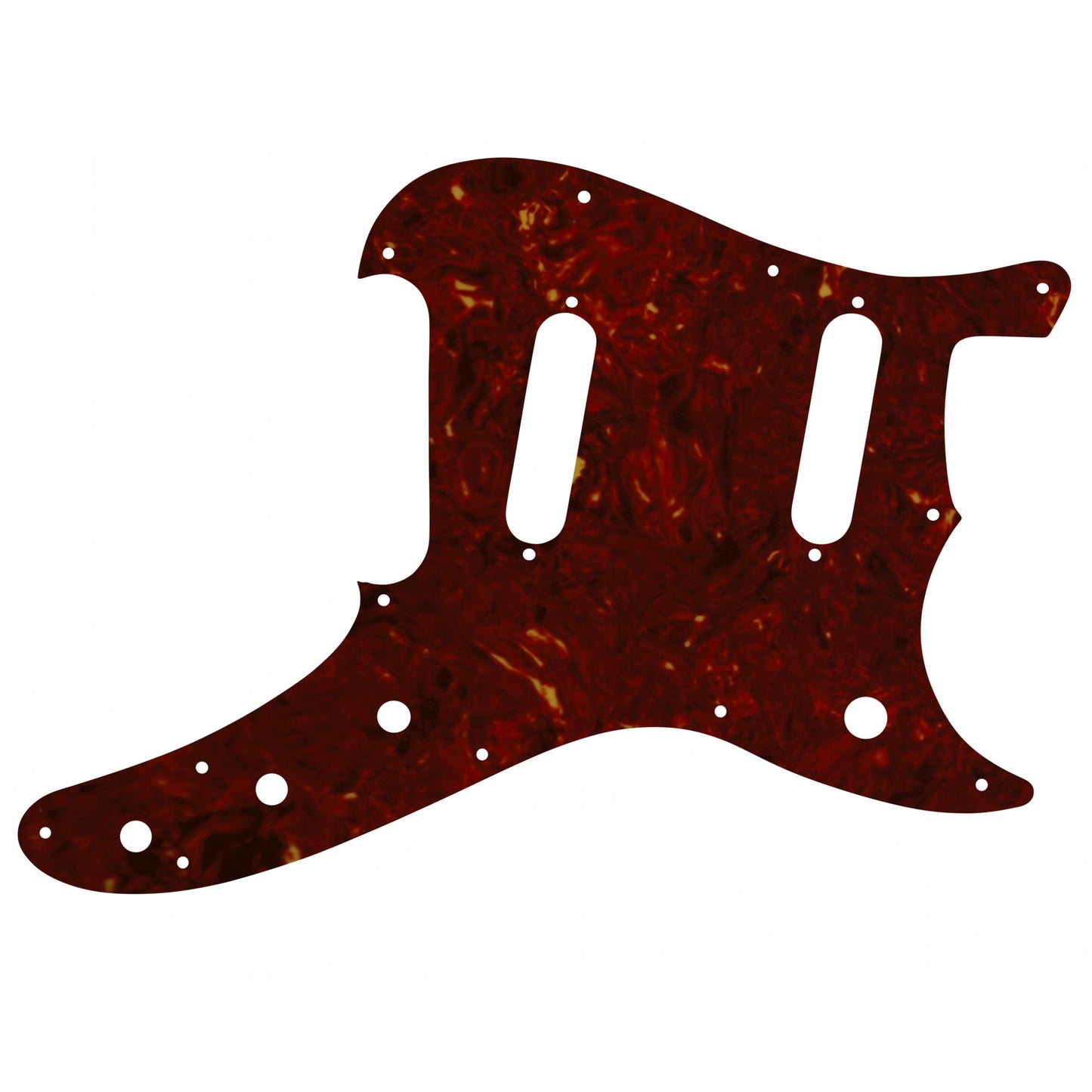 Duosonic Replacement Pickguard for Reissue Model - Light Brown Celluloid Tortoiseshell