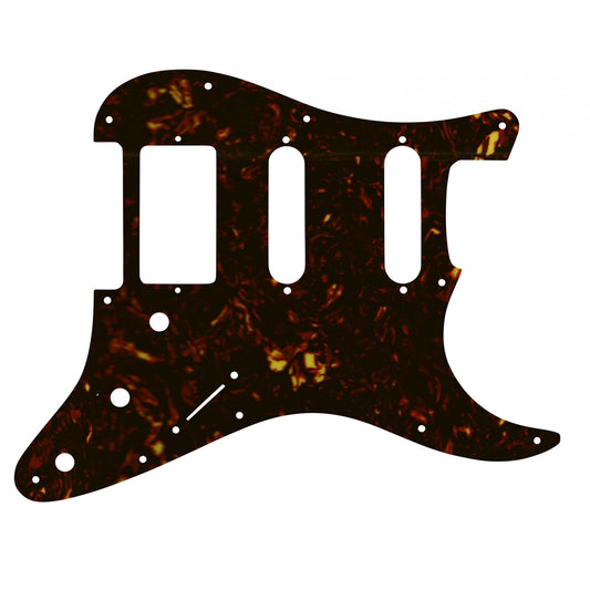 Strat Humbucker Single Single - Dark Brown Celluloid Tortoiseshell White/Black/White 4 ply Lamination