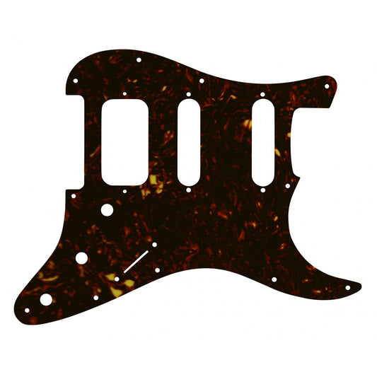 Strat Lonestar - Dark Brown Celluloid Tortoiseshell W/B/W Lamination