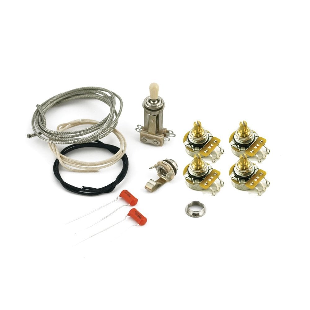 Les Paul Wiring Kit, Short Pots for Historic Custom Shop Guitars