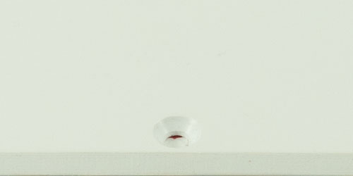 Tele - Solid Shiny White .090" / 2.29mm thick, with bevelled edge