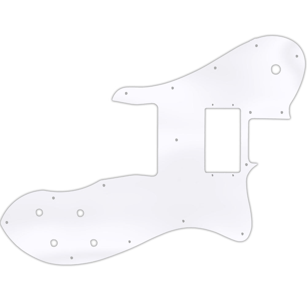 Tele Custom 1999-Present Made In Mexico Or 2012-2013 American Vintage '72 Telecaster Custom - Clear Acrylic (.125) Fender Wide Range Humbuckers