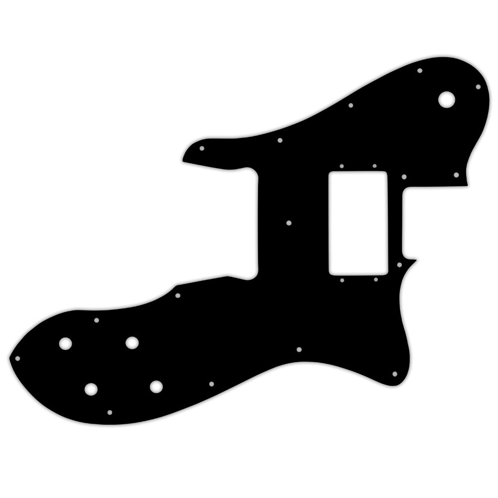 Telecaster Custom - 1972-1981 Vintage - Solid Shiny Black .090" / 2.29mm thick, with bevelled edge Fender Wide Range Humbuckers