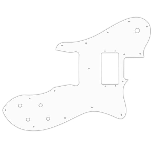 Telecaster Custom - 1972-1981 Vintage - Thin Shiny White .060" / 1.52mm Thickness, No Bevelled Edge Fender Wide Range Humbuckers